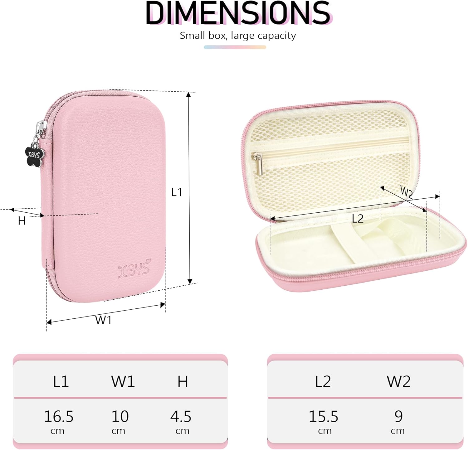 Diabetes-Versorgungskoffer, Blutzuckermessgerät-Tasche, tragbare Box zur Aufbewahrung von Teststreifen, Blutentnahmenadeln und anderen Gegenständen, Reisetasche für Glukosemessgerät, Pink, M, einfach – Bild 4