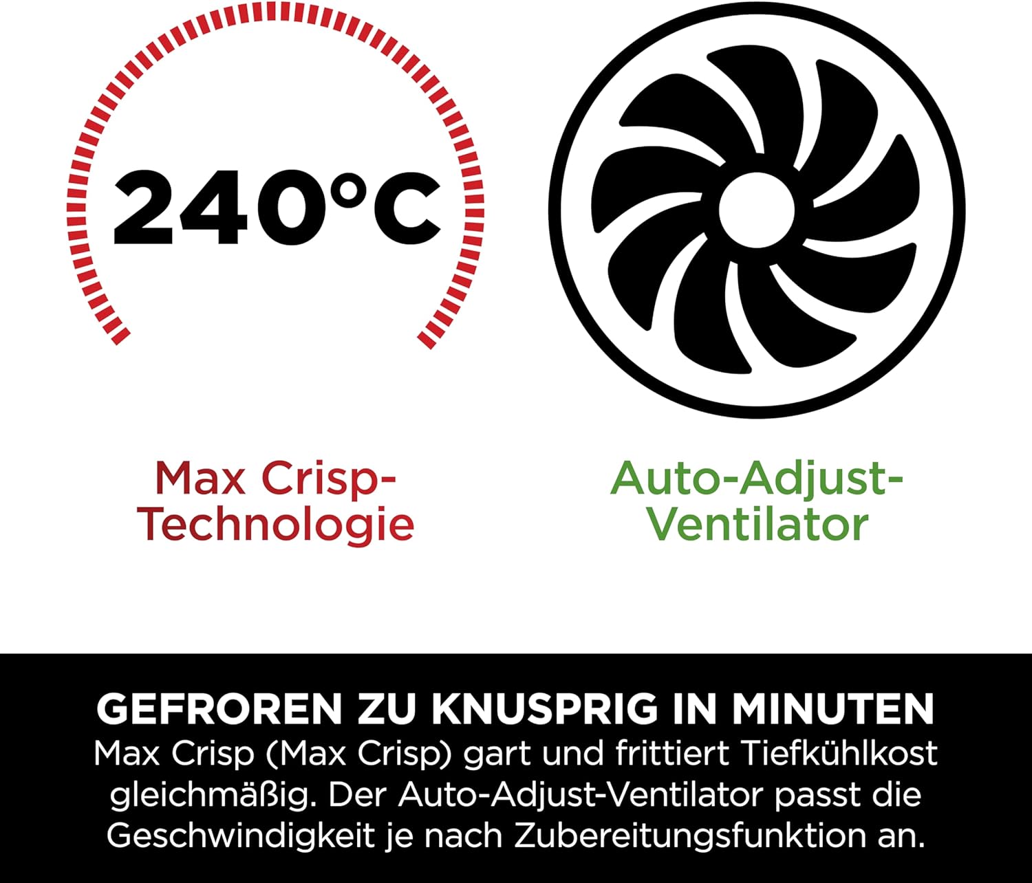Digitale Heißluftfritteuse mit zwei Zonen von Ninja, 2 Schubladen, 6-in-1, ölfreie Heißluftfritteuse, 7,6 l, Heißluftfritteuse, maximale Knusprigkeit, Braten, Backen, Aufwärmen, spülmaschinenfeste Körbe, Metallic-Grau DZ300EU – Bild 8