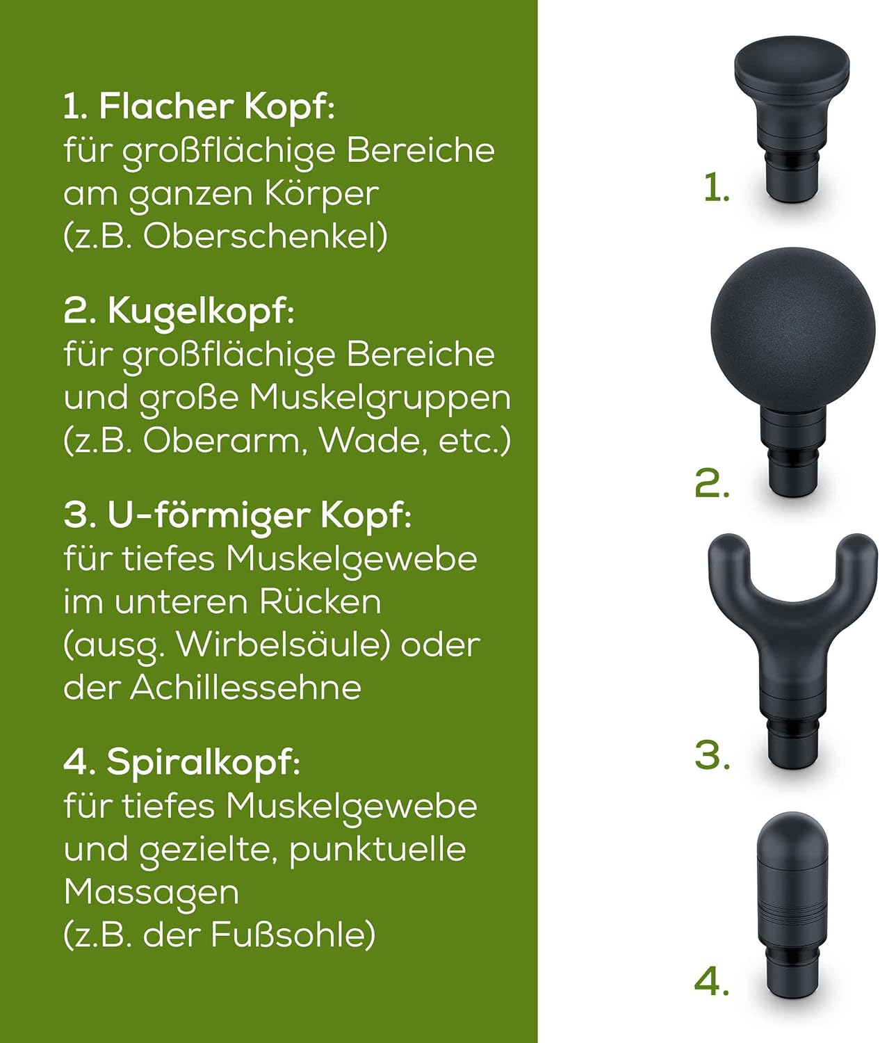 Beurer MG 99 Massagepistole, handliche Massagepistole mit 4 Aufsätzen, kraftvolle Triggerpunktmassage, entspannende Verspannungen, kompaktes Muskelmassagegerät mit 5 Intensitätsstufen & Akku – Bild 5