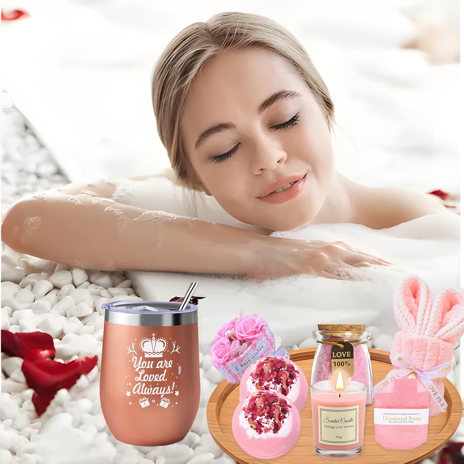 Geschenke für Frauen, Geburtstagsgeschenk, Jubiläumsgeschenke für Frauen, Selbstpflegeset, Wellness-Geschenke, Entspannungsgeschenkset, Weihnachtsgeschenke für Freundinnen, Mutter, Ehefrau, Mädchen – Bild 3