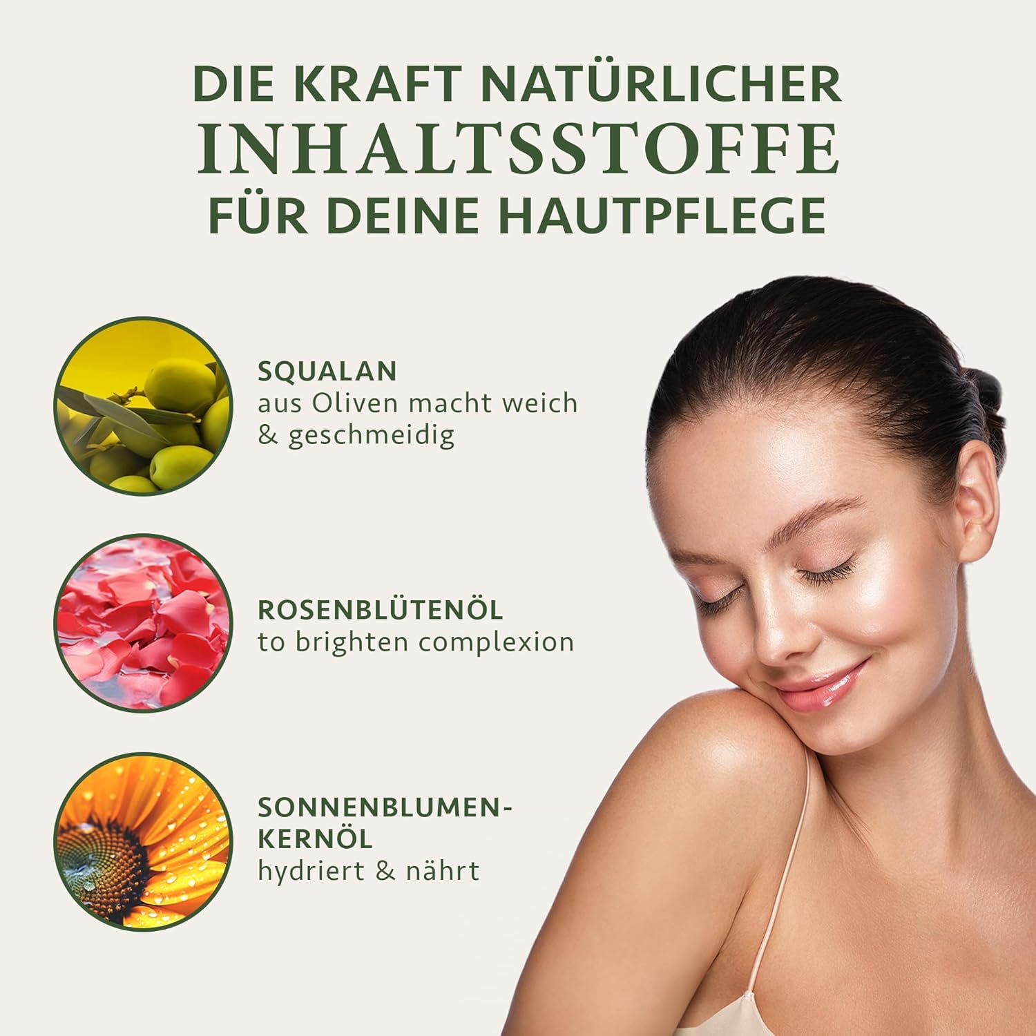 Satin Naturel Geschenkset für Damen – 3 x 30 ml Wellness Beauty Set mit Vitamin C Serum, Hyaluron Serum & Beauty Fluid mit Ceramiden auf Bio-Aloe Vera – Bild 4