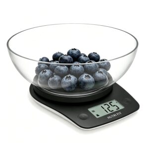 NUTRI FIT Digitale Küchenwaage mit...