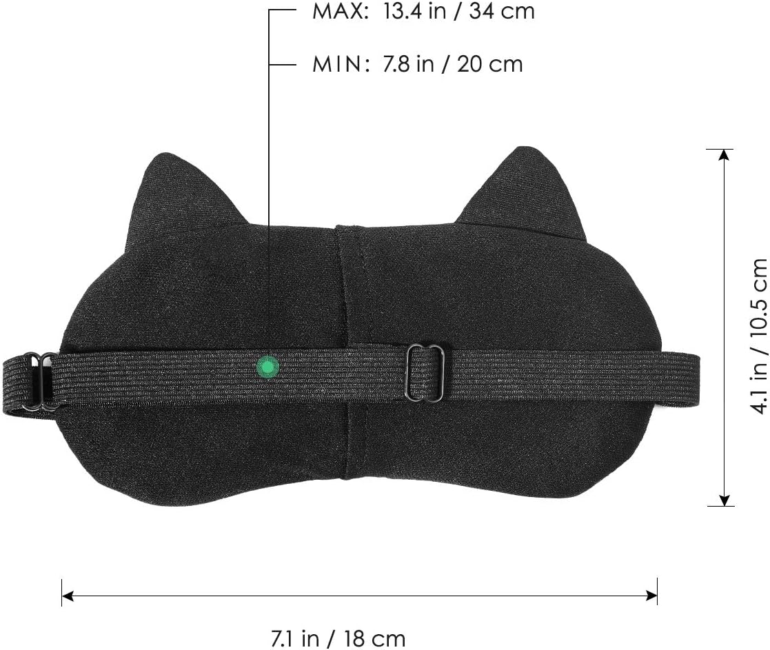 3D-Augenmaske, Schlafmaske mit Kühlkissen, heiße Kältetherapie, Schatten für Männer und Frauen zur Entspannung, Wellness – Bild 6