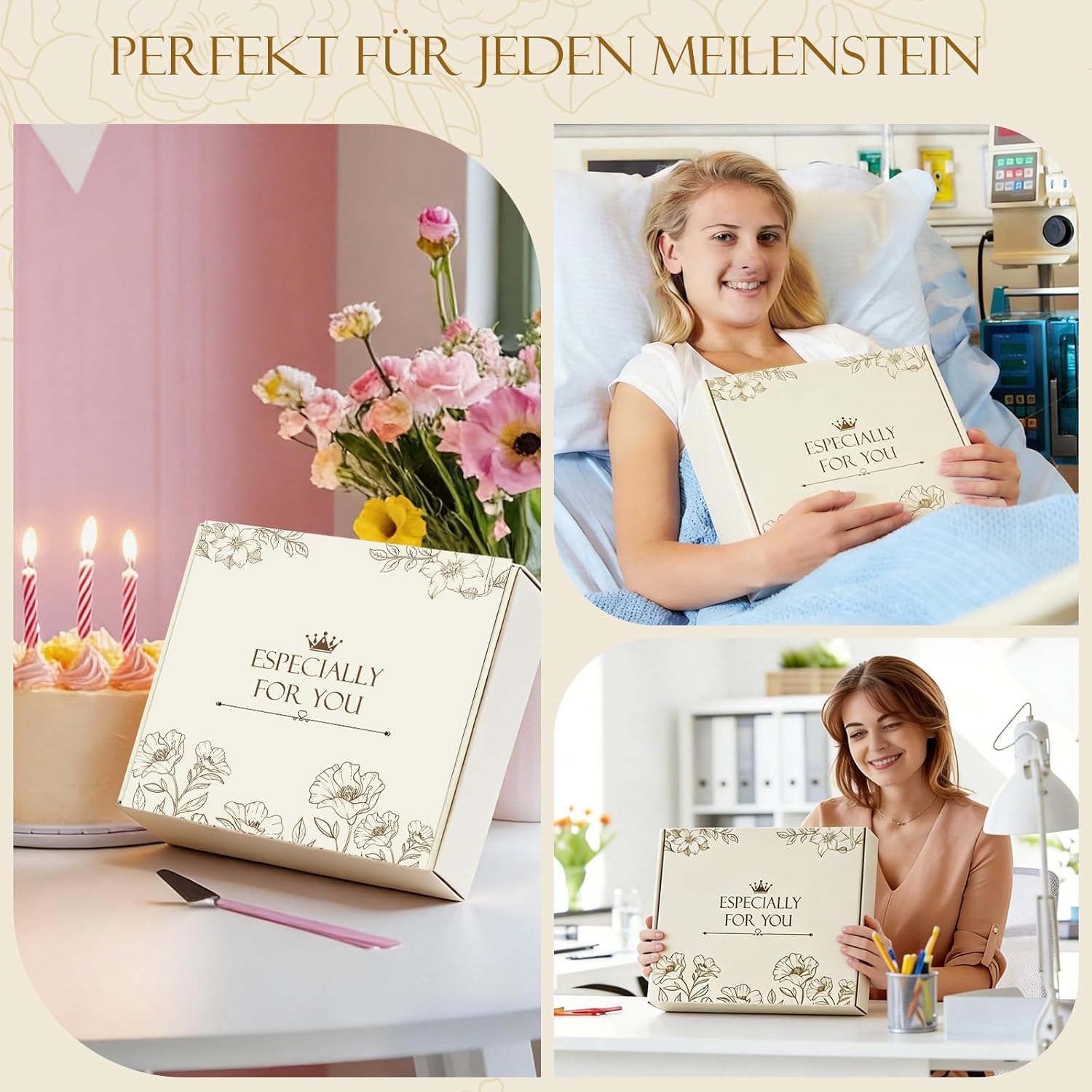 Geschenke für Frauen, Freundin, positives Kartoffel-Geschenkset, Trinkgläser, Geburtstagsgeschenk für Frauen, Mama, Schwester, Kollegin, Wellness-Entspannungsgeschenk mit Duftkerze – Bild 7