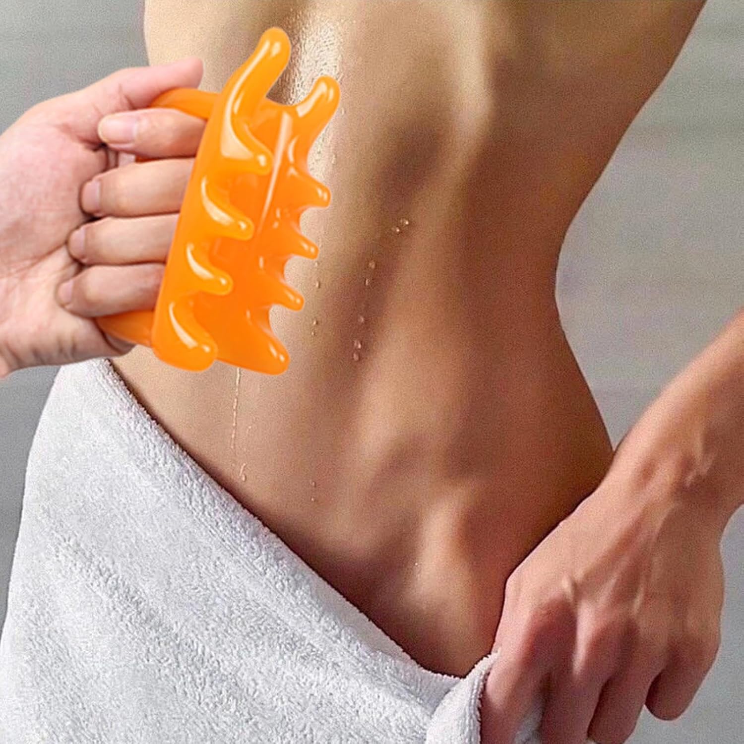 Faszienmassagegerät, großes Tiefengewebe-Massagegerät mit 8 Punkten, manuelles Faszientherapiegerät für den Rücken, lindert Schmerzen und Verspannungen für Familien – Bild 3