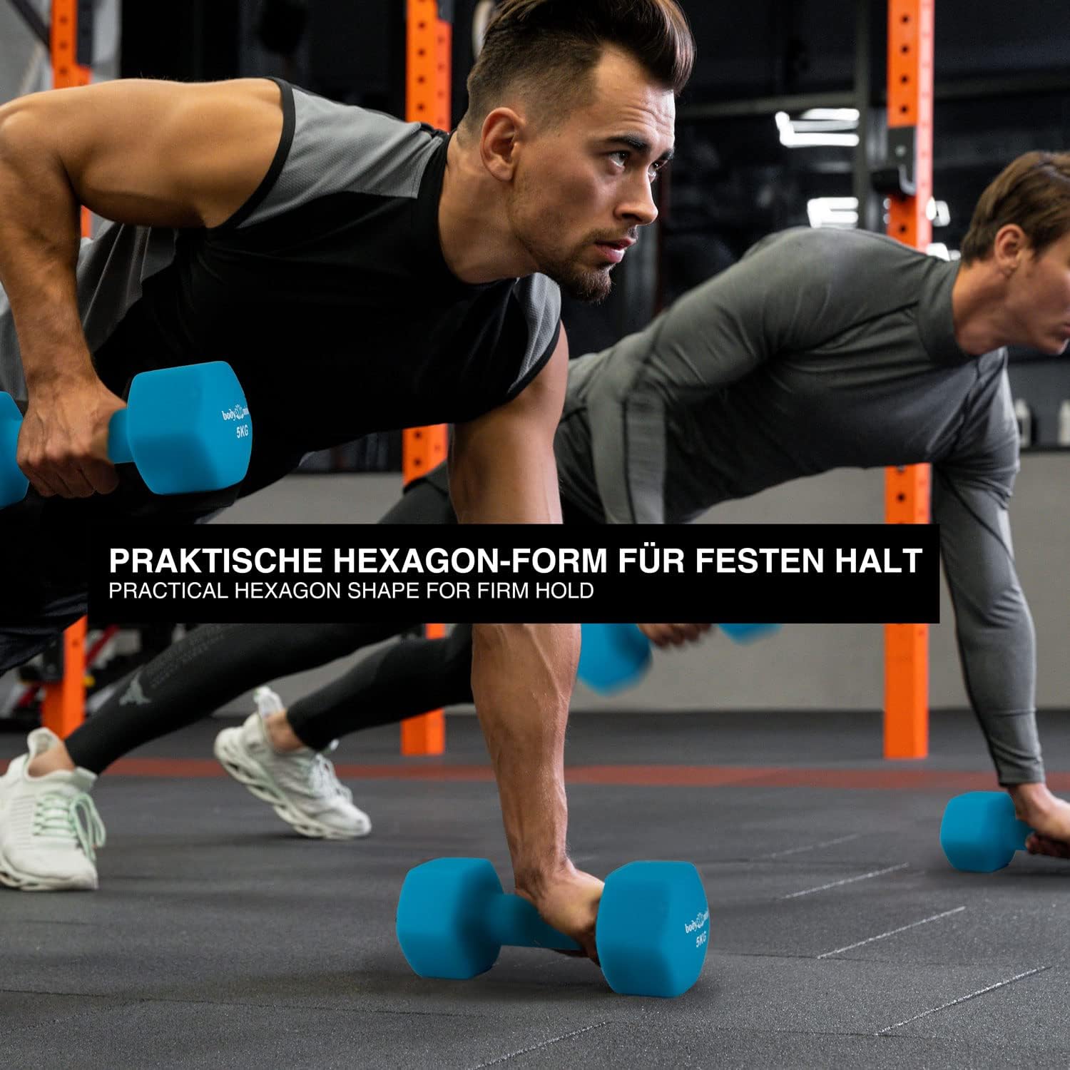 Body & Mind Hanteln 2er Set, Gymnastikhanteln, Kurzhanteln, Kurzhanteln, effektives Krafttraining mit verschiedenen Gewichten, Fitness-Workout für zu Hause – Bild 6