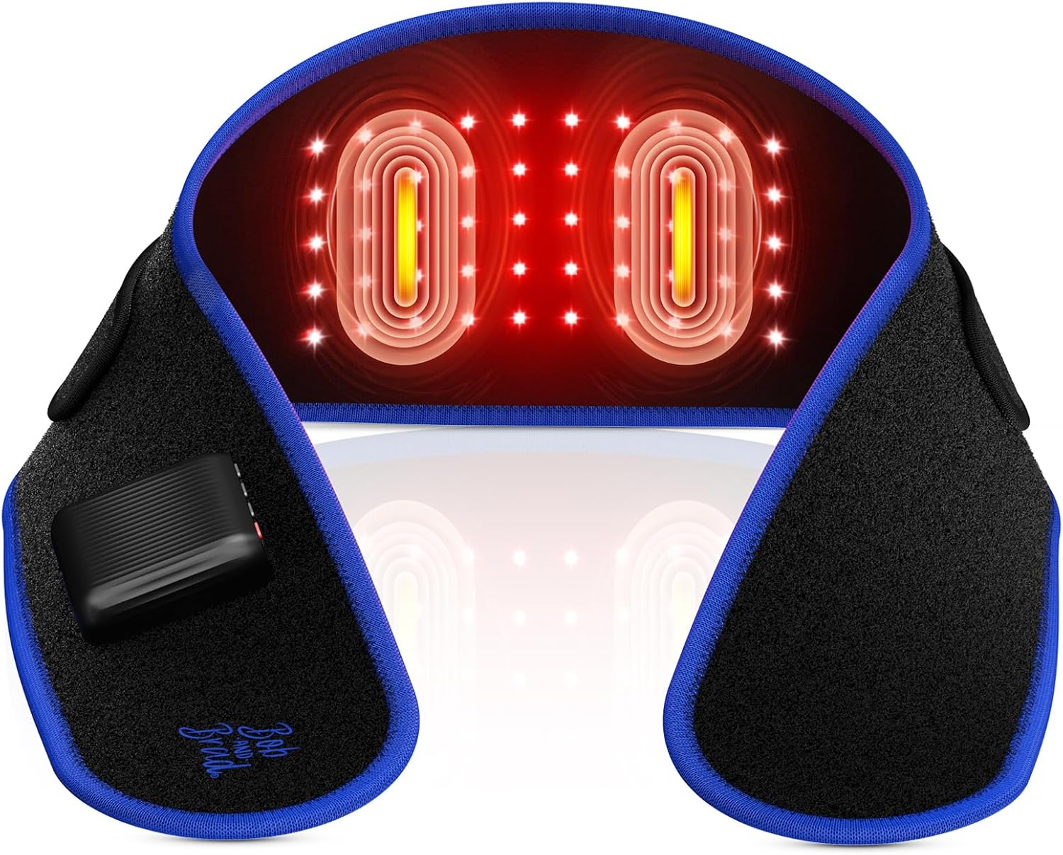 BOB AND BRAD ThermoRed Kabelloser Infrarot-Wärmegürtel mit rotem Licht, Heizkissen für Rücken- und Rückenmassagegerät mit Vibrationsmassage, Muskelverspannungen lindern, Geschenk – Bild 10