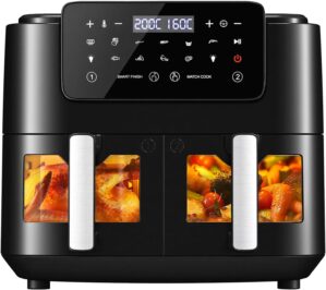 LLIVEKIT 9L Heißluftfritteuse, 2 K...