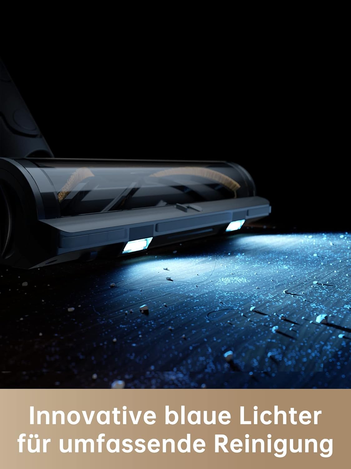 dreame R20 Kabelloser Staubsauger, 22.000 PA / 190 AW, starke Saugleistung, 90 Minuten lange Laufzeit, Schmutzerkennung, LED-Bildschirm, blaues LED-Licht, kein Verheddern, ideal für Tierhaare, Teppiche – Bild 3