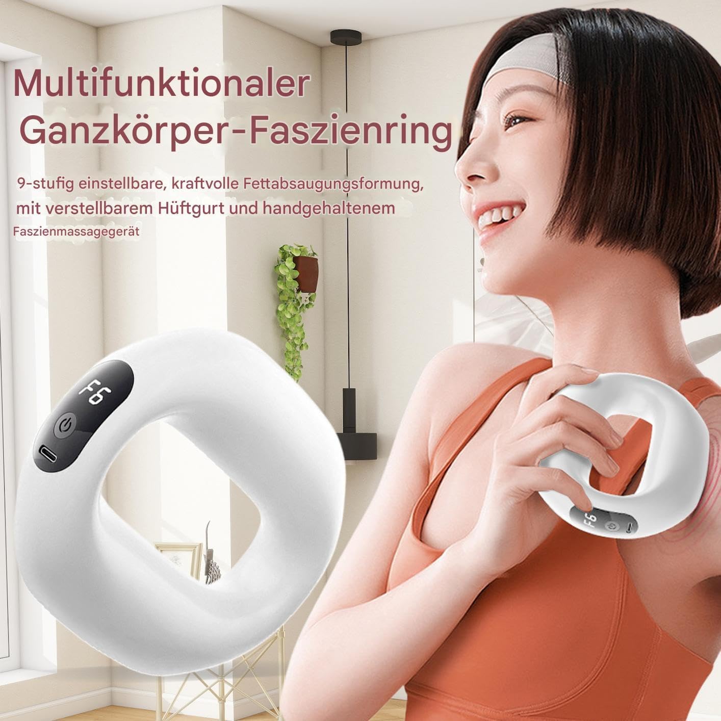 Faszienmassagegerät, elektrisches Faszienmassagegerät, leises Entspannungsgerät mit einstellbaren Modi für Dehnroutine, Yoga, Fitnessstudio, Schreibtischpause, nach dem Training, Reisen zu Hause – Bild 2