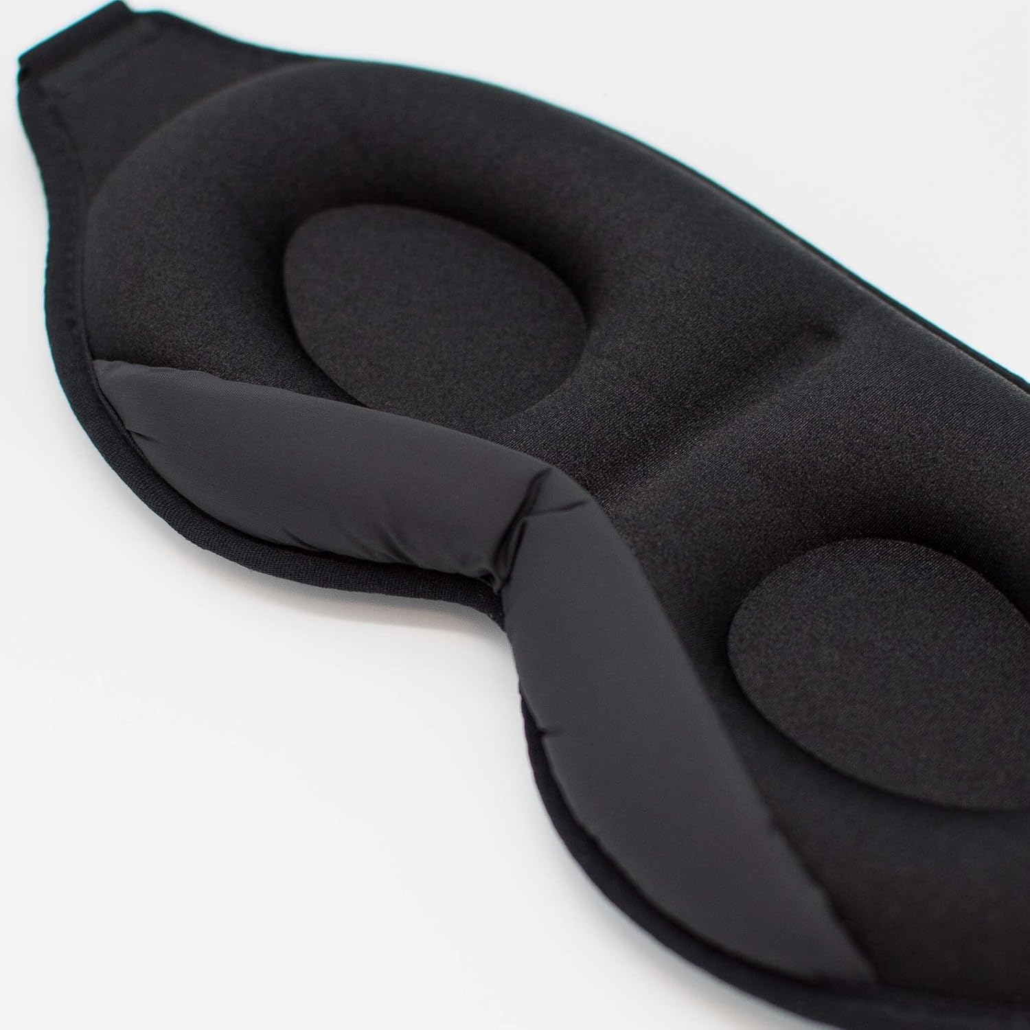 3D-Deluxe-Schlafmaske für Damen und Herren, Seitenschläfer-Augenmaske mit tiefen Augenhöhlen für Wimpern, Augenbinde 100 % dunkel zum Schlafen, bequeme Schlafmaske für Reisen, Schwarz – Bild 6