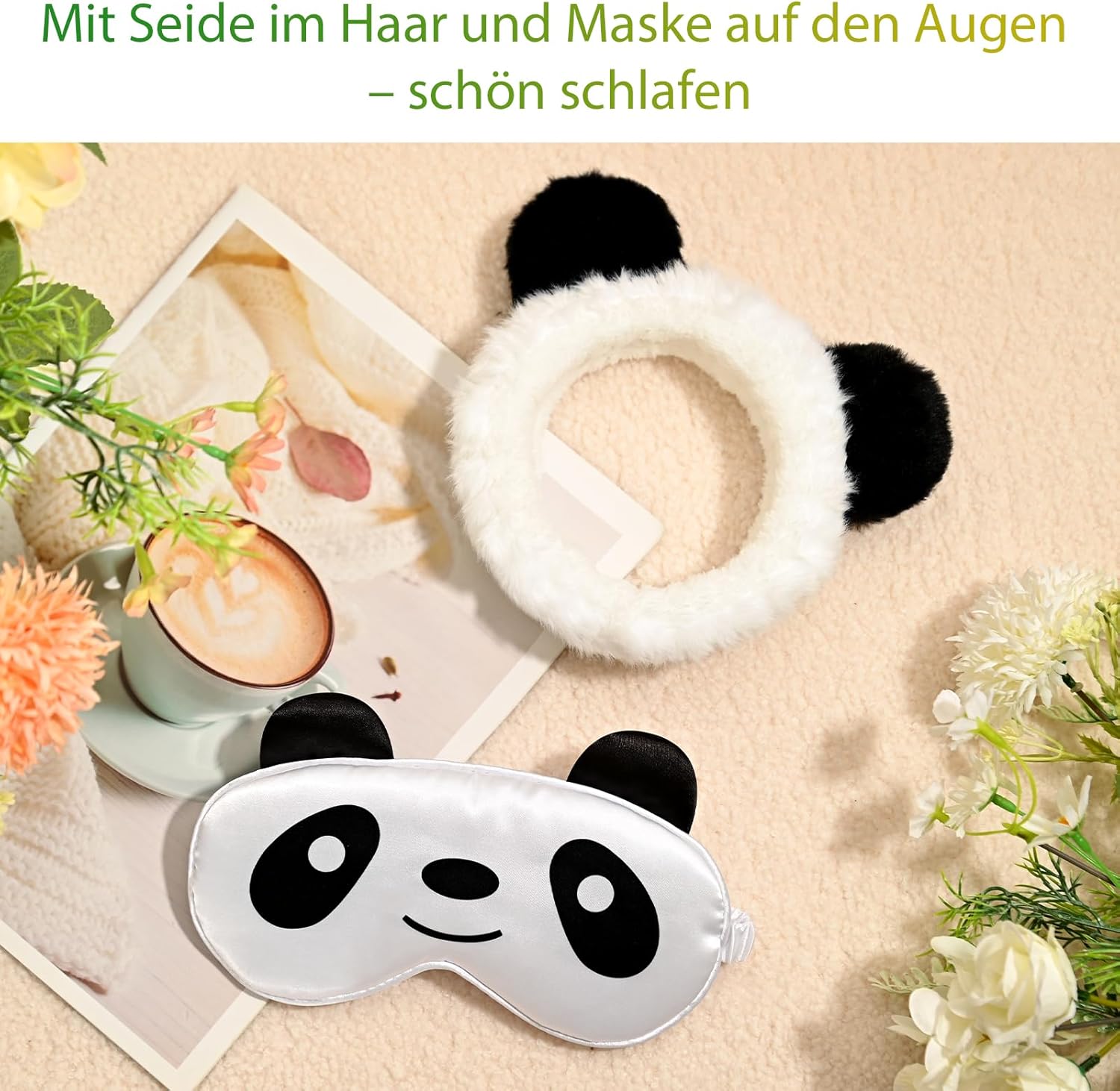 Geburtstagsgeschenke für Frauen, Geburtstagsgeschenkkörbe, Wellness-Geschenksets, Selbstpflegesets mit Decken, Duftkerzen und Tassen, Panda-Geschenksets und besondere Genesungsgeschenke für Frauen – Bild 6