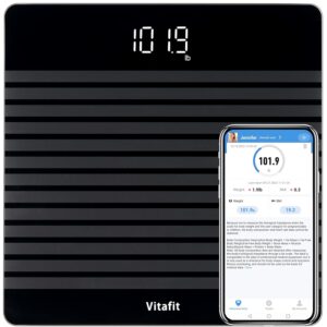 Vitafit Digitale Personenwaage mit ...