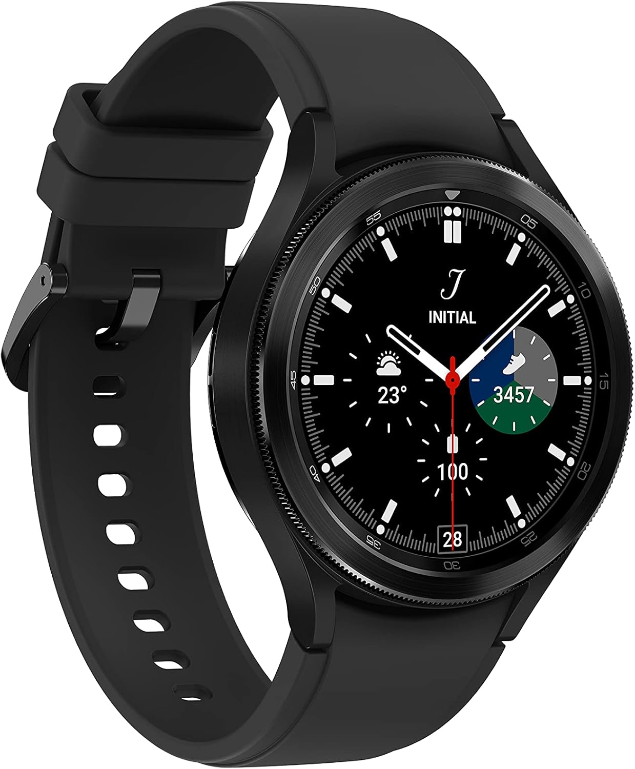 Samsung Galaxy Watch4 Classic, runde Bluetooth-Smartwatch, Wear OS, drehbare Lünette, Fitnessuhr, Fitness-Tracker, 46 mm, schwarz (deutsche Version) – Bild 3