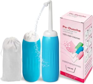 Faltbare Po-Dusche 700 ml (XXL-Vers...