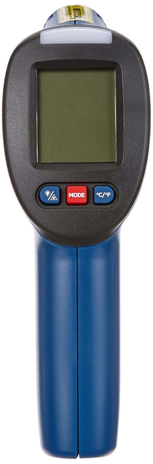 TFA Dostmann Schimmeldetektor Infrarot-Thermometer mit Taupunkterkennung und Doppellaser, blau, L110 x B72 x H240 mm – Bild 3