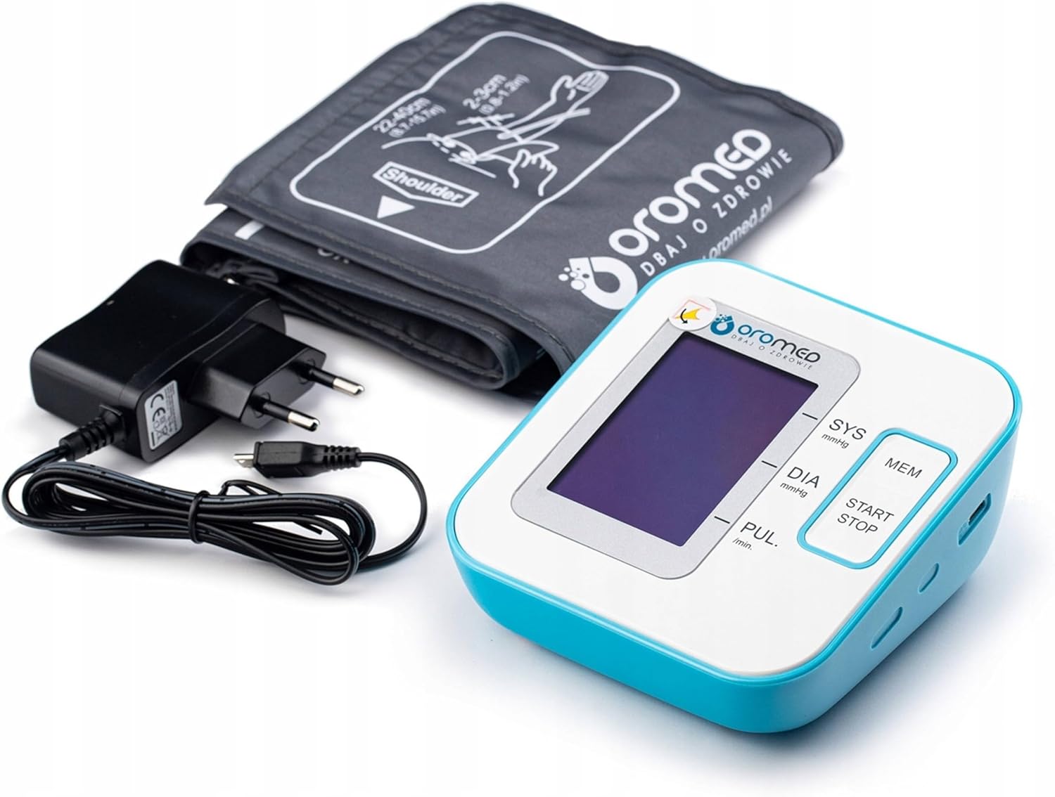 OROMED ORO-N3 Kompaktes USB-Blutdruckmessgerät für den Oberarm, elektronisch mit FUZZY-Logik, Arrhythmie-Erkennung, LCD-Display, 2 x 120 Speicher, automatische Abschaltung, inklusive Netzteil – Bild 5