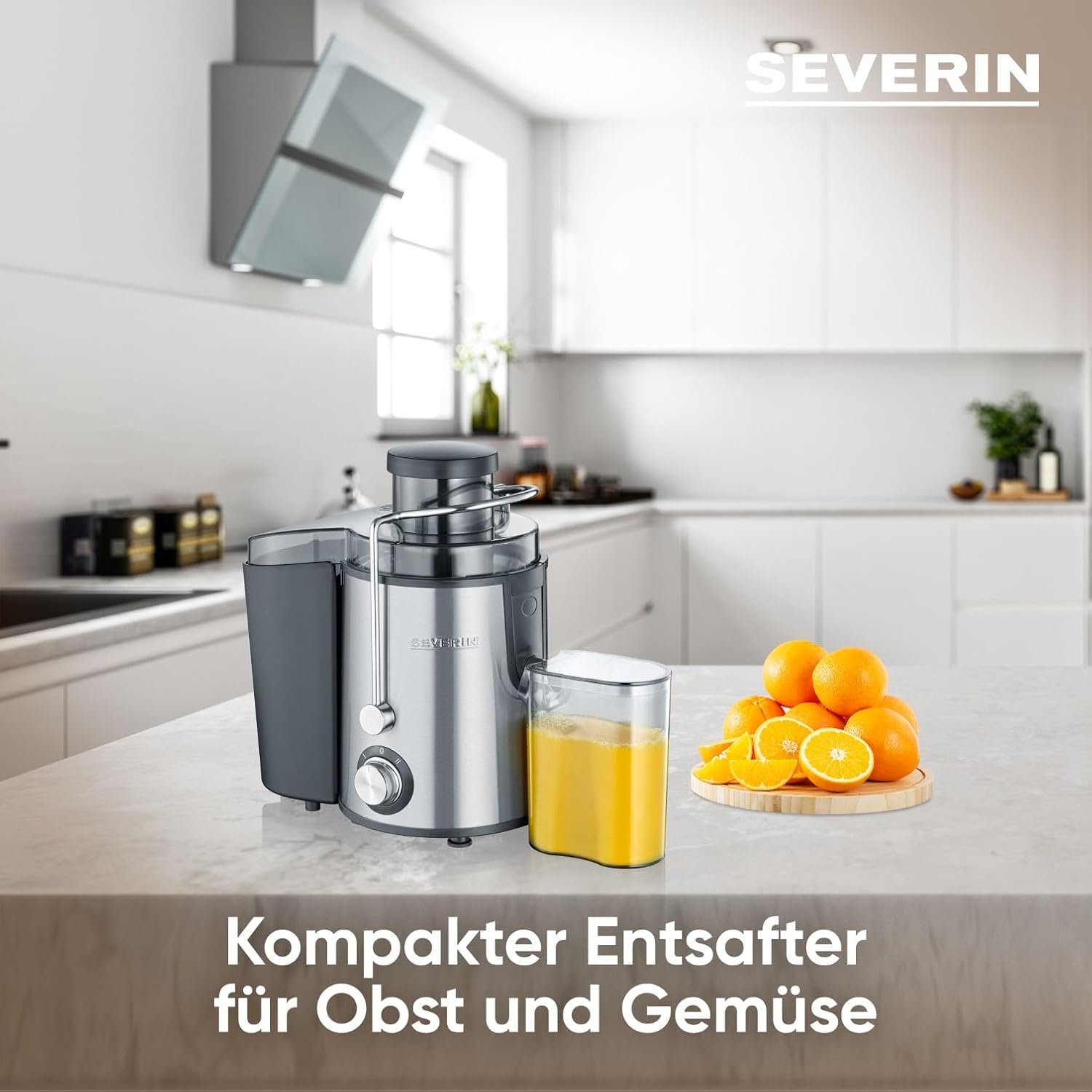 Severin ES 3566 Entsafter, Edelstahl schwarz – Bild 3
