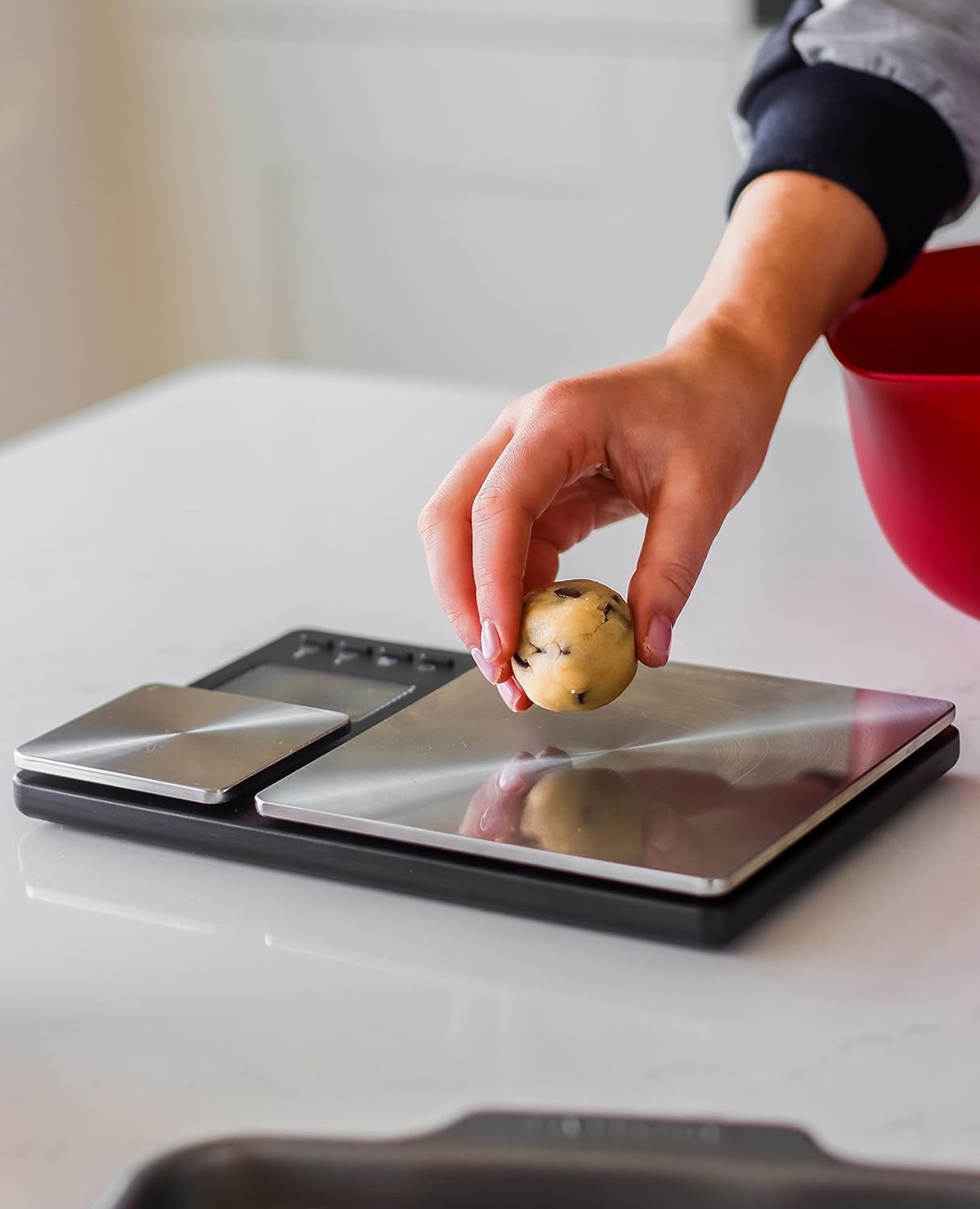 Digitale Lebensmittelwaage von KitchenAid mit zwei Plattformen, wiegt zwischen 5000 g und 500 g, schwarz, Einheitsgröße – Bild 6