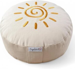 Yoga-Kissen, H 15 cm, Stickerei, Sh...
