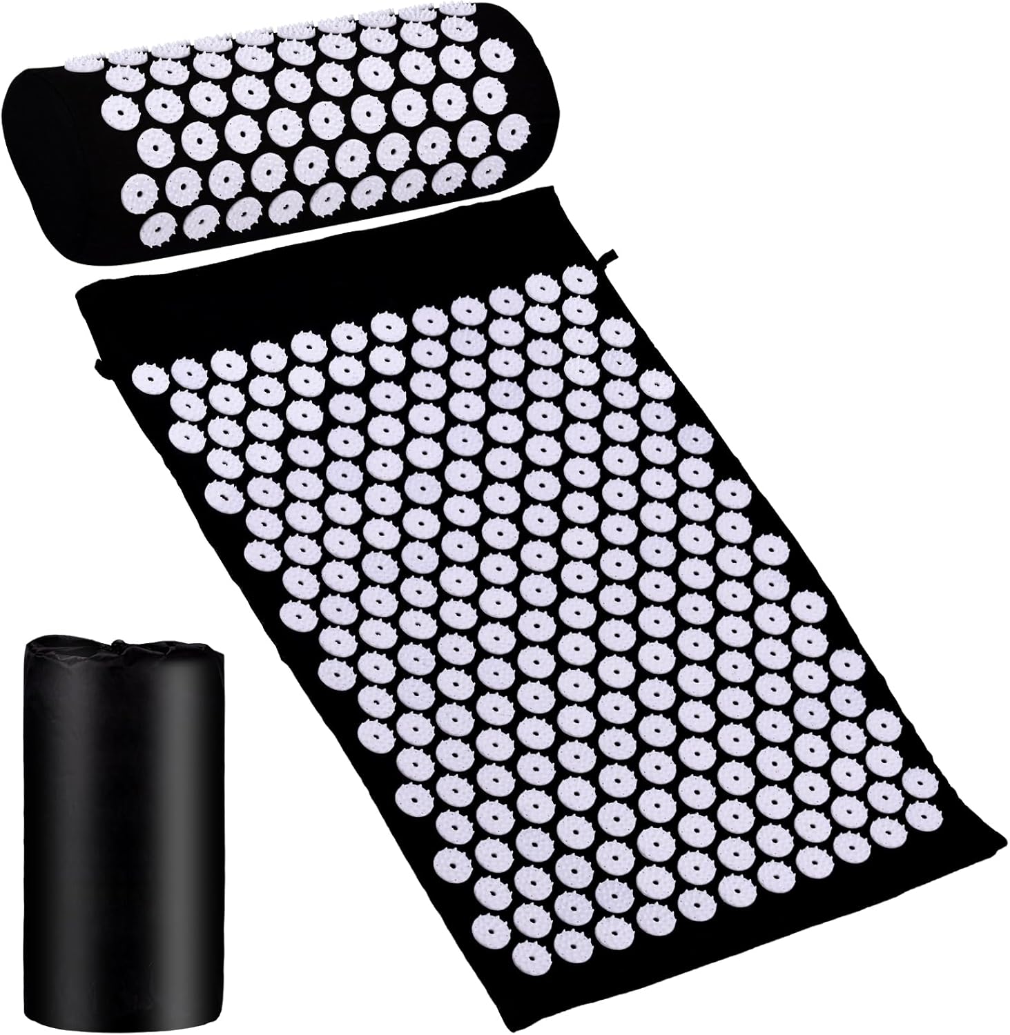 Akupressurmatten-Set, Massagematte, Akupunktur-Massagematte mit Kissenmatte, Akupressurmatte, Akupunkturmatte, Massage Original Shakit-Matte, Fakir-Matte, Nagelmatte