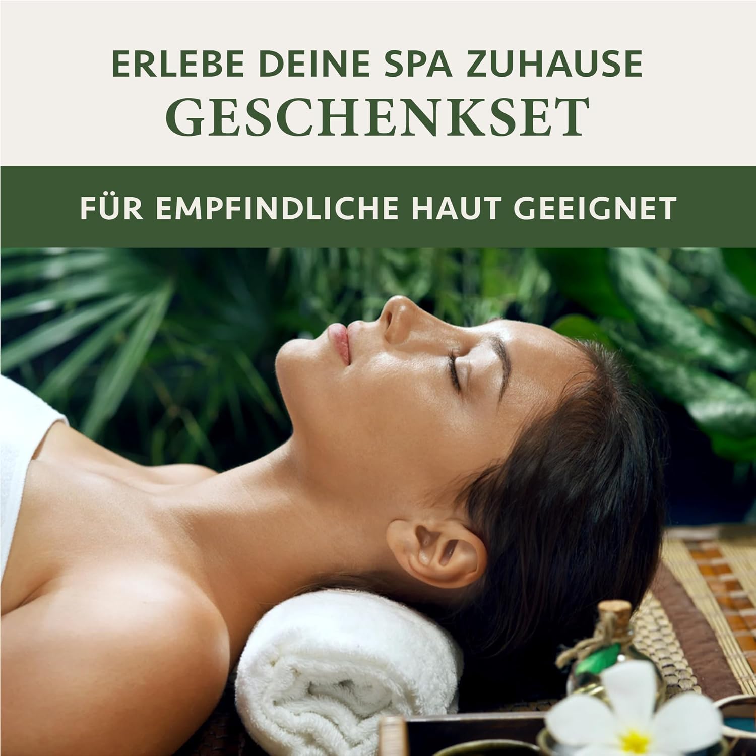 Satin Naturel Verwöhn-Geschenkset für Frauen mit Bio-Arganöl, Rizinusöl, Mandelöl, Jojobaöl und Sheabutter, Wellness-Set – Bild 3