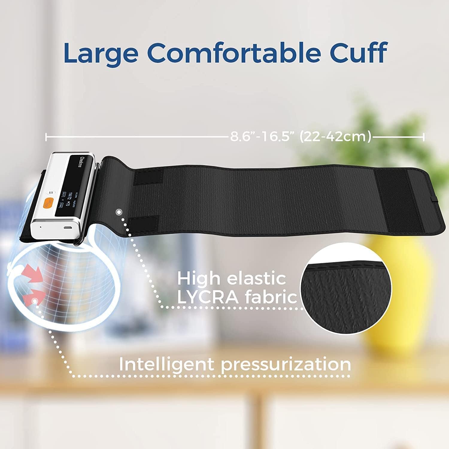 CheckMe Armfit Plus Blutdruckmessgerät Oberarm Bluetooth mit EKG, Analyse des EKG-Berichts, 30S-Messung von Blutdruck, EKG, Herzfrequenz, Multi-User-Management, Blutdruckmessgerät mit App für Android/iOS – Bild 9