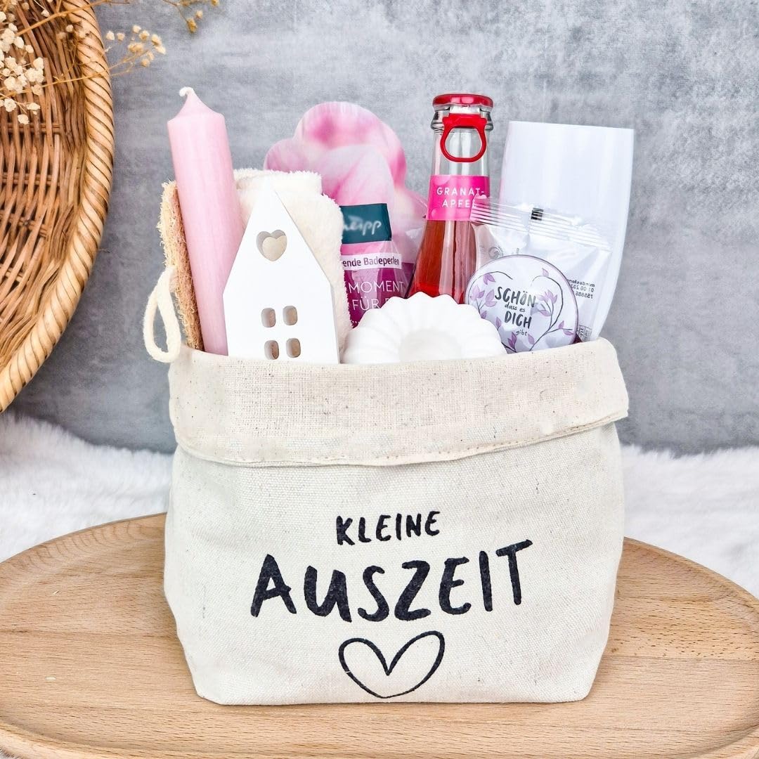Wellness-Geschenkset für Frauen | Geschenkkorb Kleine Auszeit Geschenk Frau | Entspannungsgeschenk | Geschenke für Freundin | Geburtstagsgeschenk Frauen – Bild 4