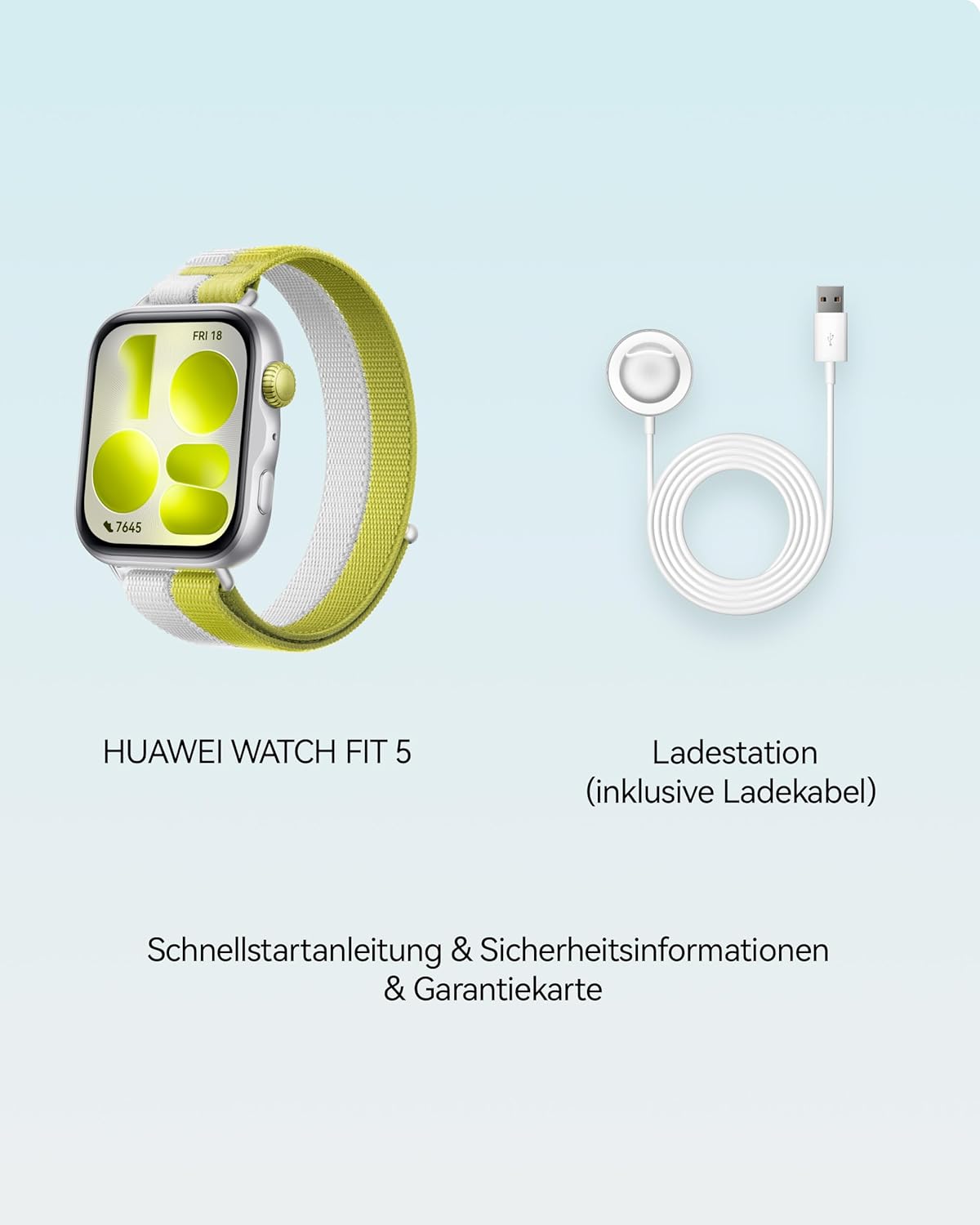HUAWEI Watch FIT 5 Smartwatch, GPS, 1,82-Zoll-Display, Sportuhr mit Schlaf-Tracker, NFC-Zahlung, Sturzerkennung, Gesundheitsmanagement, bis zu 10 Tage Akku, 5 ATM, für iOS & Android, 100+ Workouts – Bild 10