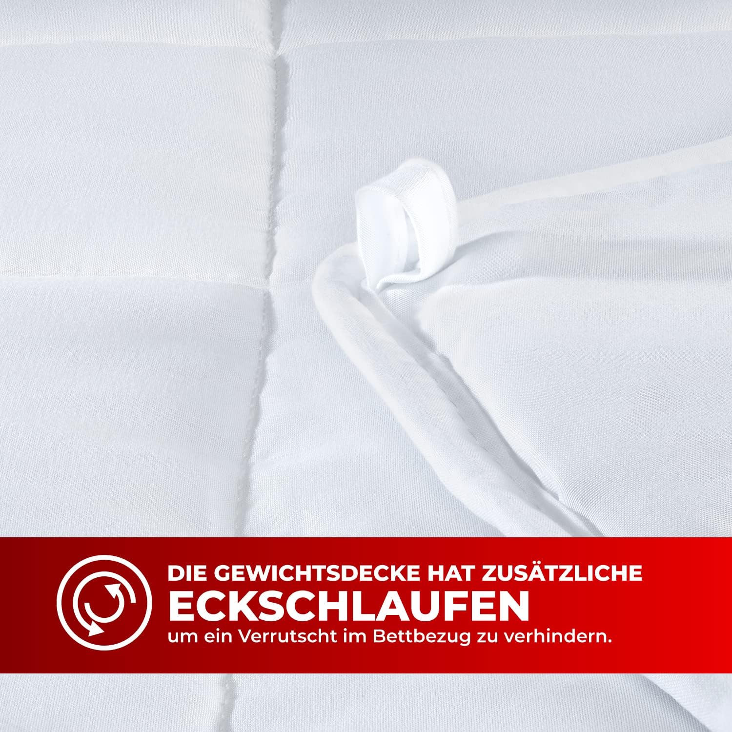STERNKIND Gewichtsdecke 135 x 200 cm Therapiedecke – ca. 4 kg Gewichtsdecke, Gewichtsbettdecke, Entspannungsdecke, Gewichtsdecke für Erwachsene, mit Glasperlen, schwere Decke – Bild 6