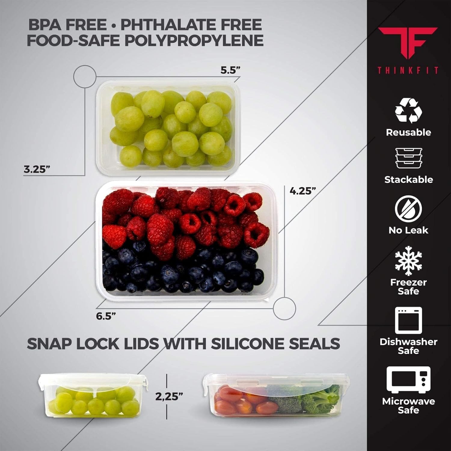 Isolierte Lunchbox mit 6 Meal-Prep-Boxen – BPA-frei, wiederverwendbar, mikrowellen- und gefriergeeignet – Lunchtasche mit Shaker-Becher, Pillen-Organizer, Schultergurt und Kühlakkus – Kühltasche blau – Bild 7