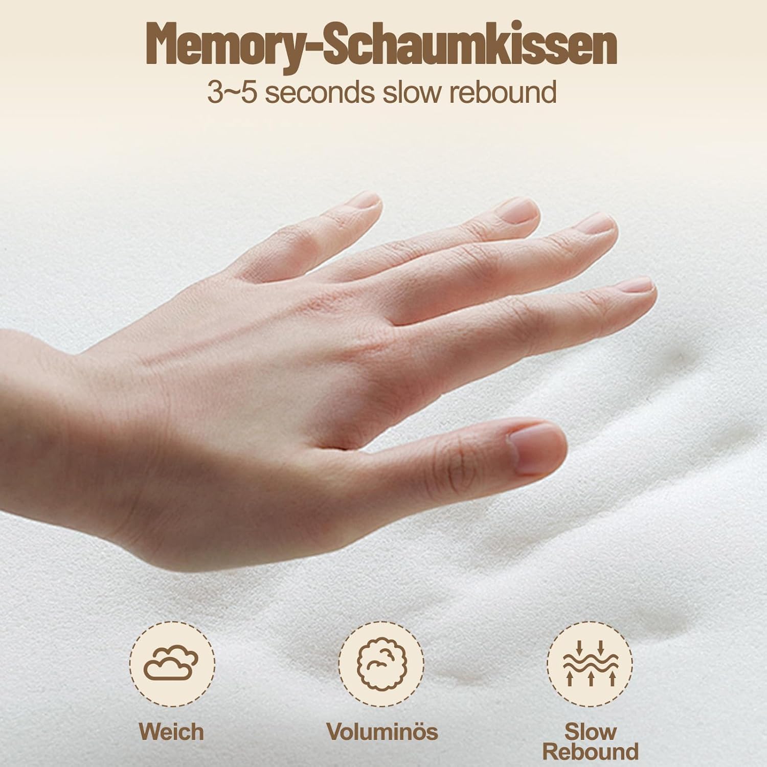Curosleep Kissen, ergonomisches orthopädisches Kissen mit konturierter Unterstützung für Seiten, Rücken und Bauch, ergonomisches Kissen mit Schaumbildung im Nacken und Nackenschmerzen (schwarz) – Bild 4