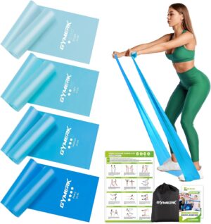 GYMERK Fitnessbänder Set 4er, 1,8M...