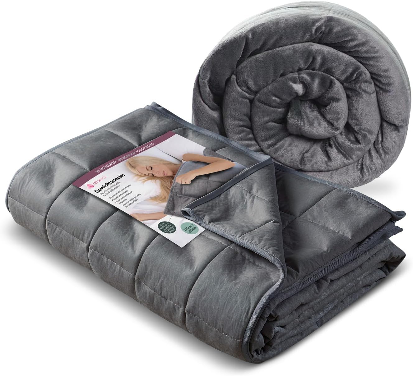 Gewichtsdecke 135 x 200 cm (5,5 kg). Schwere Decke – Therapiedecke – schwere Decke – Gewichtsdecke – Anti-Stress – Gewichtsdecke