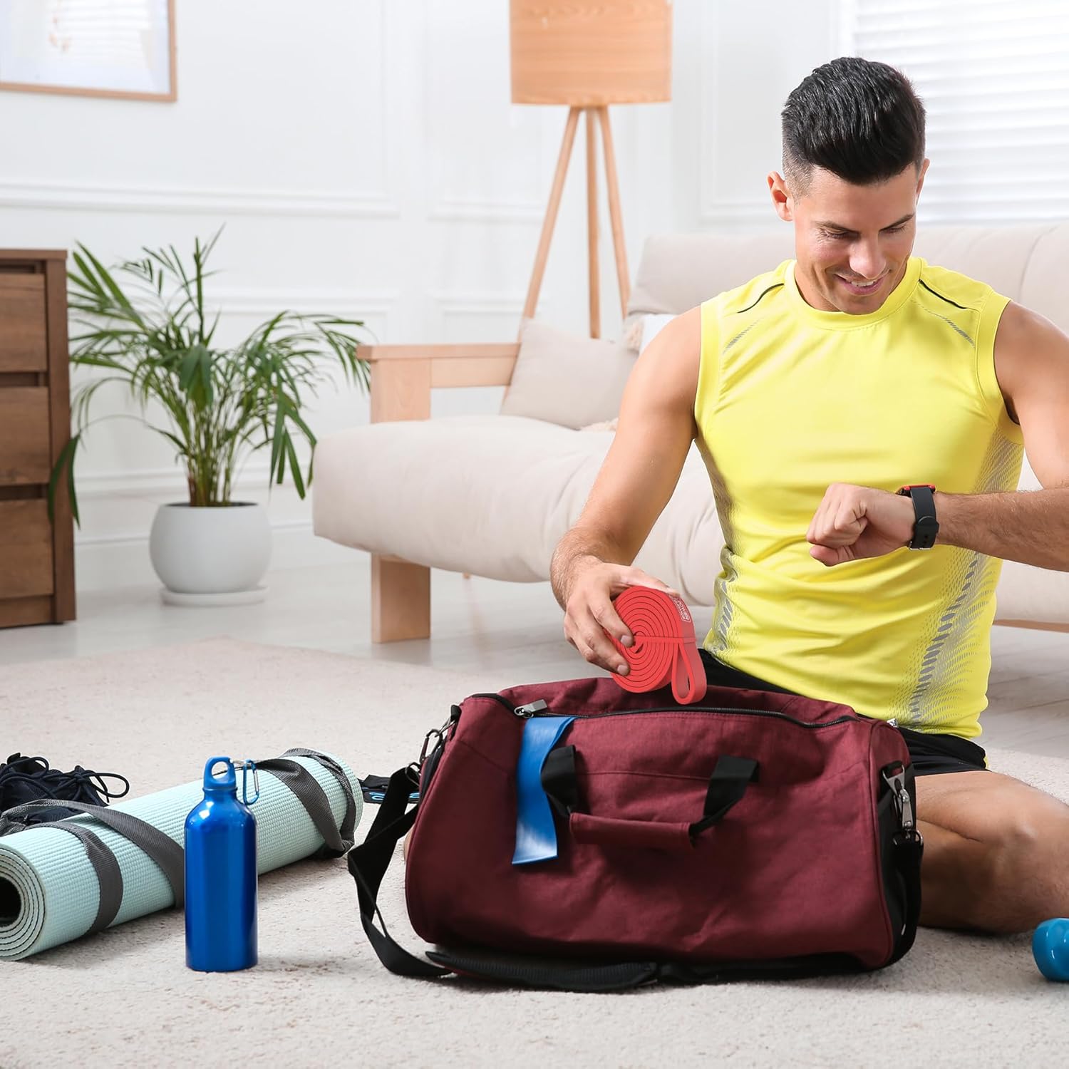 POWER GUIDANCE Widerstandsbänder, Widerstandsbänder für Krafttraining, inklusive Tragetasche, Pull-Up-Fitnessbänder, Krafttraining für Fitness – Bild 7