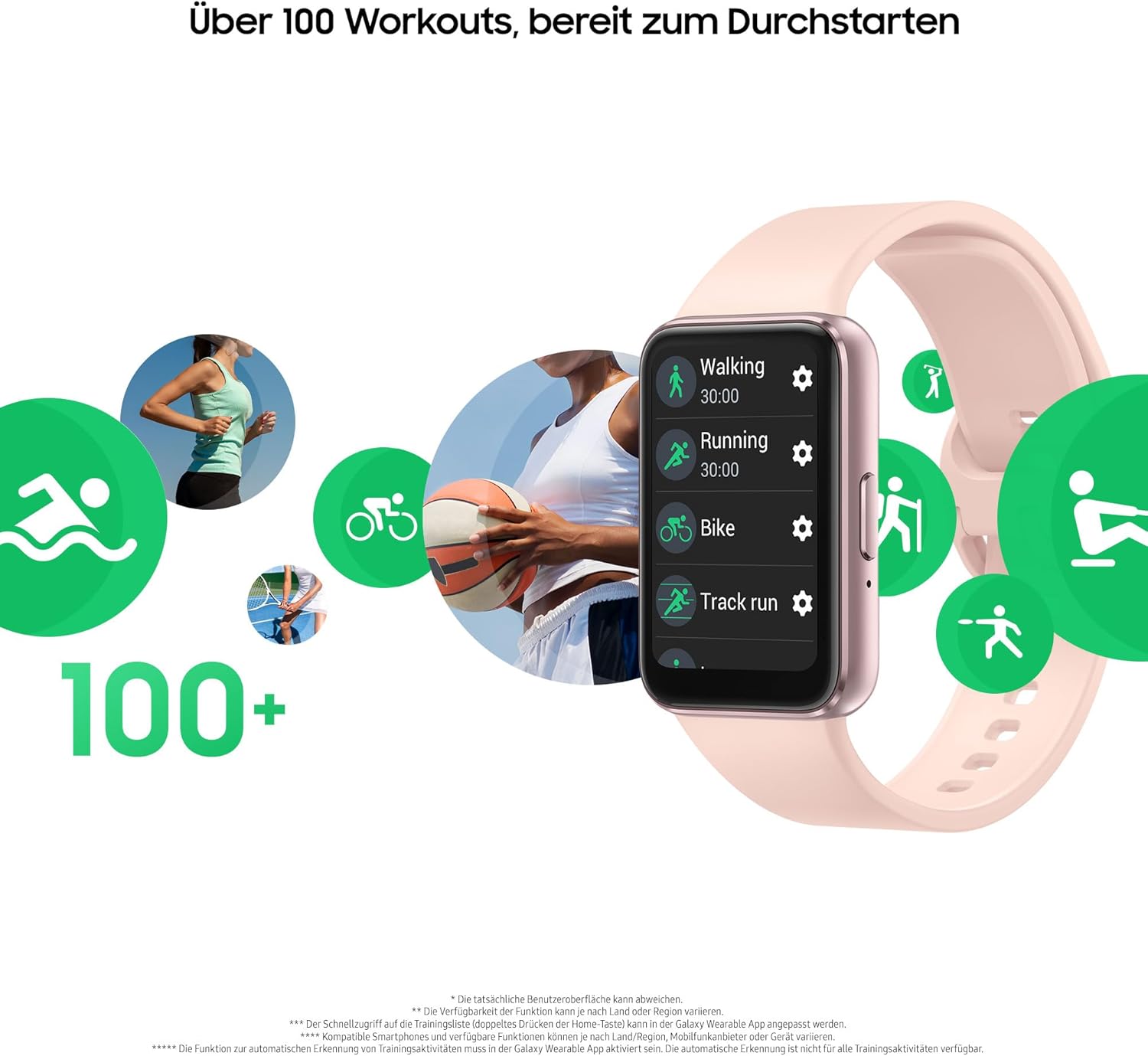 Samsung Galaxy Fit3 Smartwatch, Fitness-Tracker und Aktivitäts-Tracker, Roségold + 36 Monate Garantie (exklusiv bei Amazon) – Bild 4