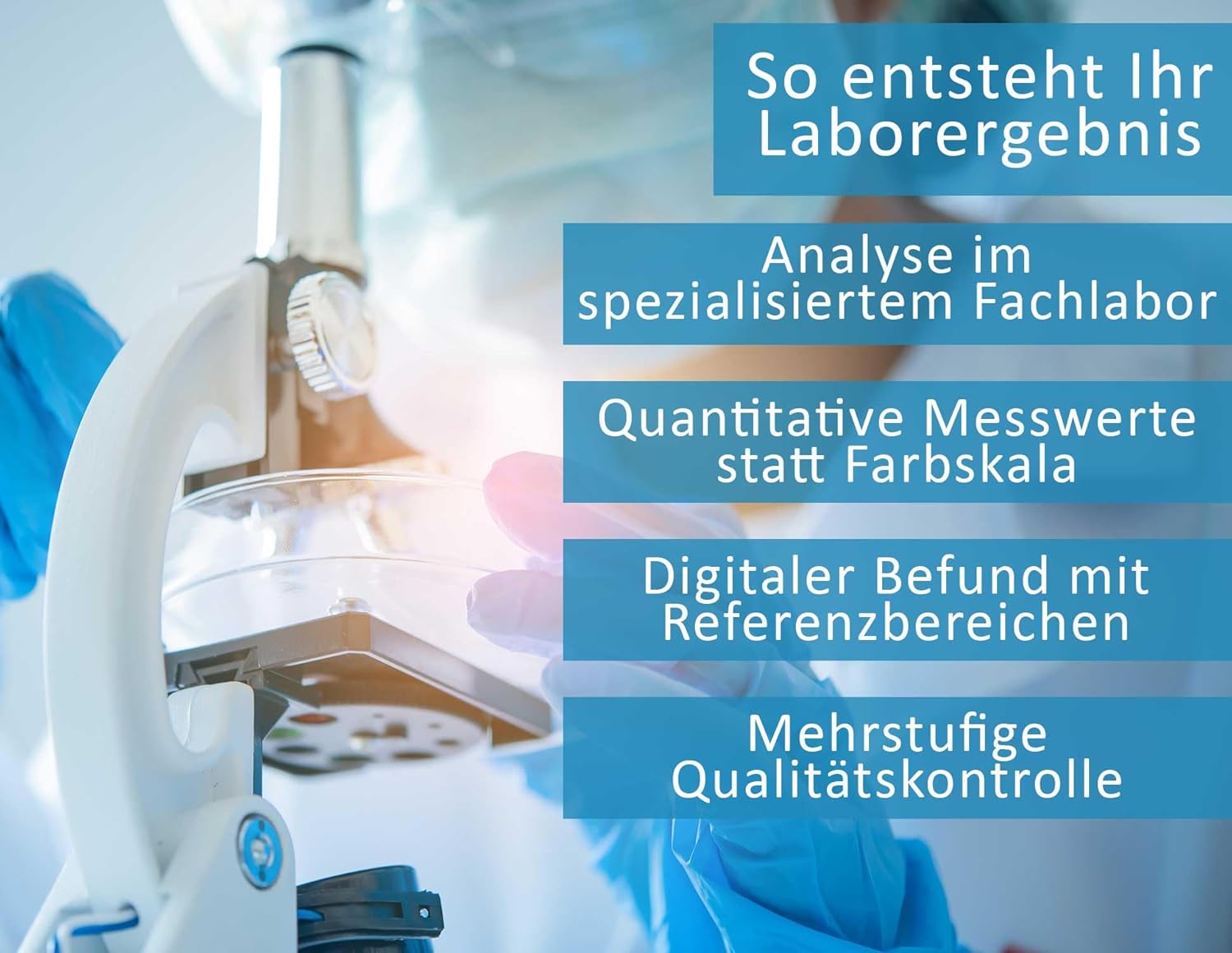 Schilddrüsentest, umfassender Test für Schilddrüsenerkrankungen, Autoimmunerkrankungen (z. B. Hashimoto), Laboranalyse von T3-, T4-, TSH- und aTPO-Werten, Verisana – Bild 4