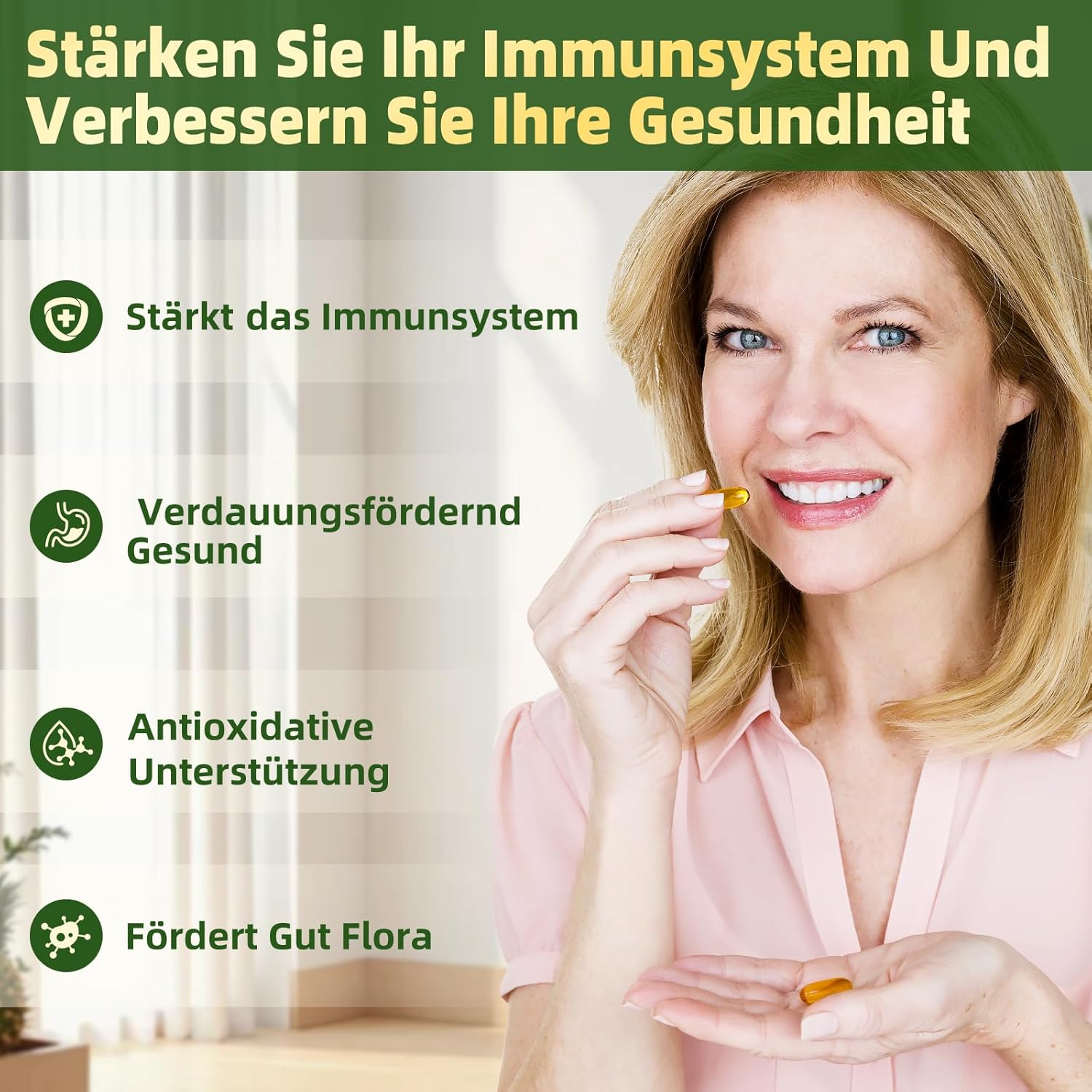Oreganoöl-Kapseln 6000 mg – 180 Kapseln – 2-in-1 Oregano- und Schwarzkümmelöl-Kapseln – Oreganoöl, vegan, gentechnik-, laktose- und glutenfrei – unterstützt das Immunsystem – einfache Tagesdosis von 2 Kapseln – Bild 4