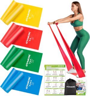GYMERK Fitnessbänder Set 4er, 1,8M...
