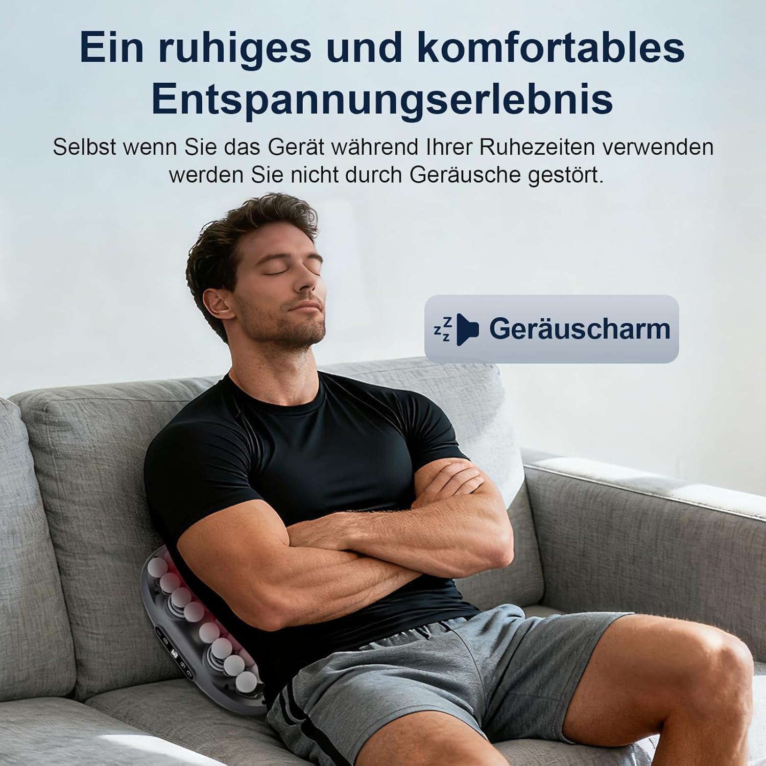 Massagepistole, Massagepistole für Muskelmassage, 42-Kopf-Massagegerät, wiederaufladbares Handmassagegerät für Muskeln mit 9 Modi und 9 Stufen – Bild 5