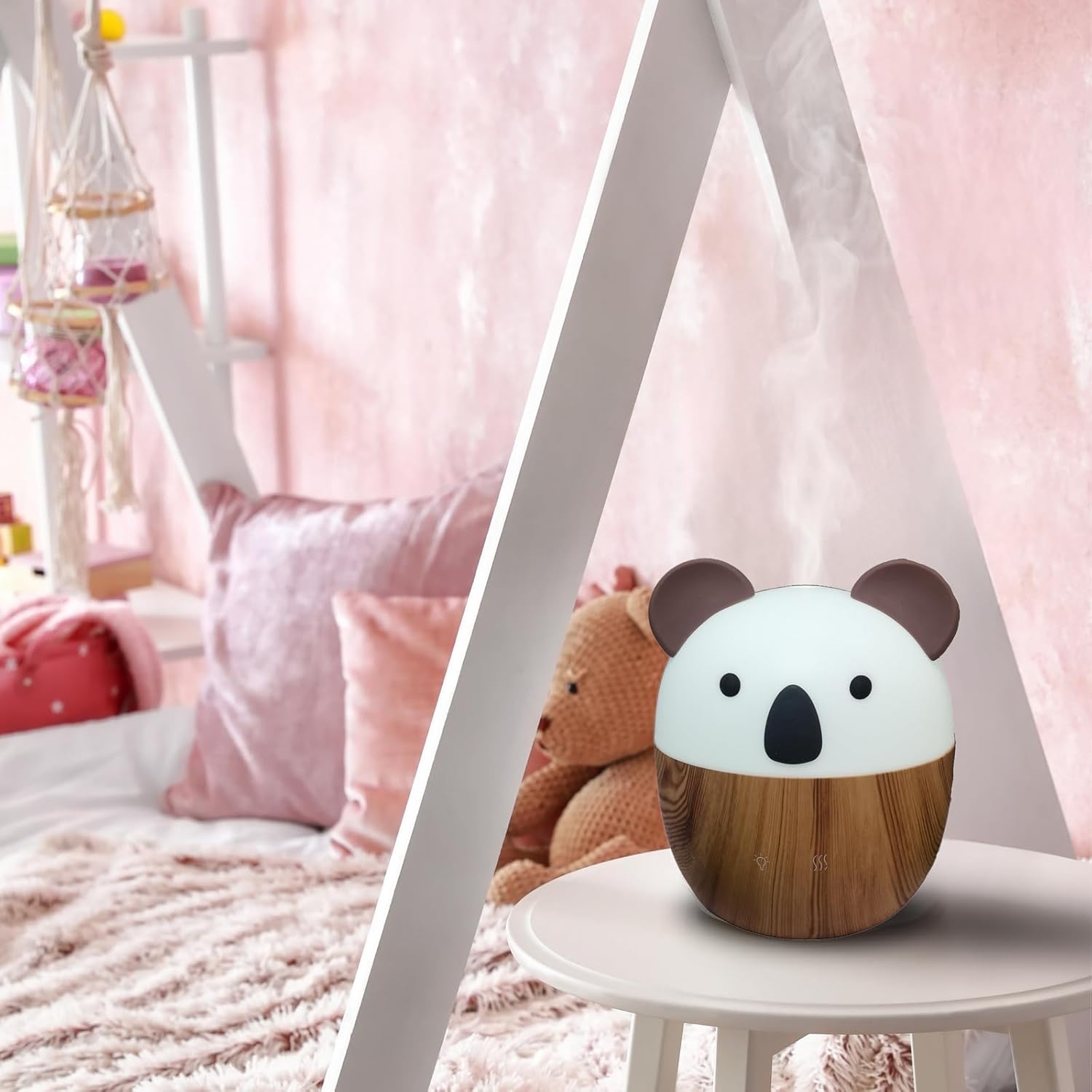 Zen'Arôme Woofie Diffusor für ätherische Öle, Ultraschall-Aromatherapie-Diffusor für kaltes Wasser, elektrischer USB-2-Diffusionsmodus, automatische Abschaltung, LED-Beleuchtung, leise und kompakt – Bild 14