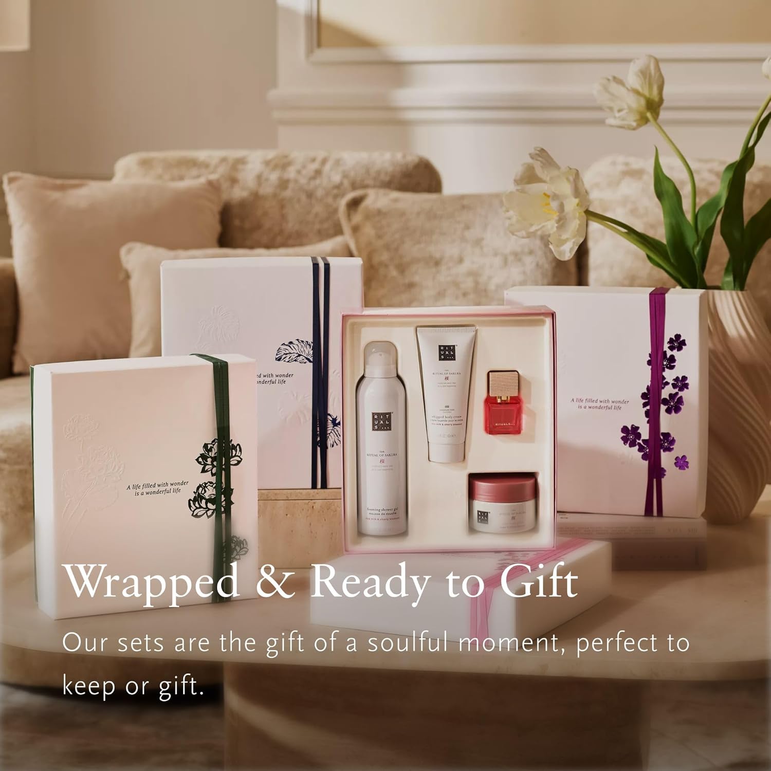 RITUALS The Ritual of Sakura Geschenkset Medium – Geschenkbox mit Körperpflegeprodukten mit Reismilch und Kirschblüten – Bild 5