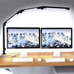 LED Schreibtischlampe klemmbar, Tis...