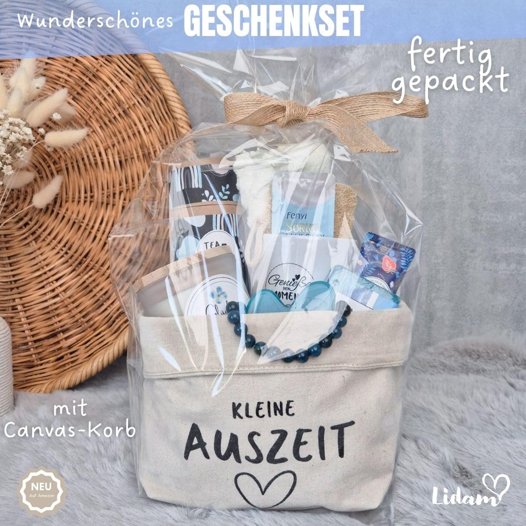 Wellness-Geschenkset für Frauen, kleine Auszeit, Wellness-Geschenkkorb, Frauengeschenk in Geschenktüte, Geschenke für Freundin, Geburtstagsgeschenk für Frauen, Entspannungsgeschenk – Bild 5
