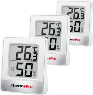 ThermoPro TP49W-3 Digitales Mini-Th...