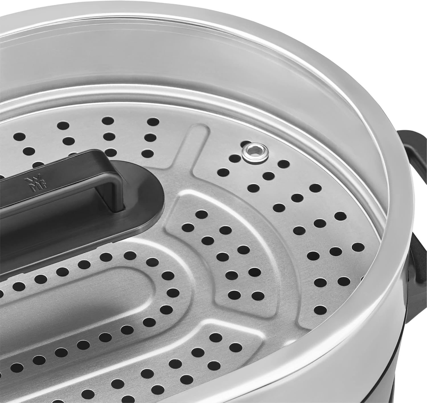 WMF Lono Hot Pot & Dampfgarer elektrisch 3,6 l, chinesisches Fondue für 6 Personen, elektrischer Dampfgarer, Dampfaufsatz für Dim Sum, Bao, Garkorb, 1700 W, Edelstahl matt – Bild 8