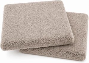 KAMACA 2er Set Sherpa Sitzkissen 39...
