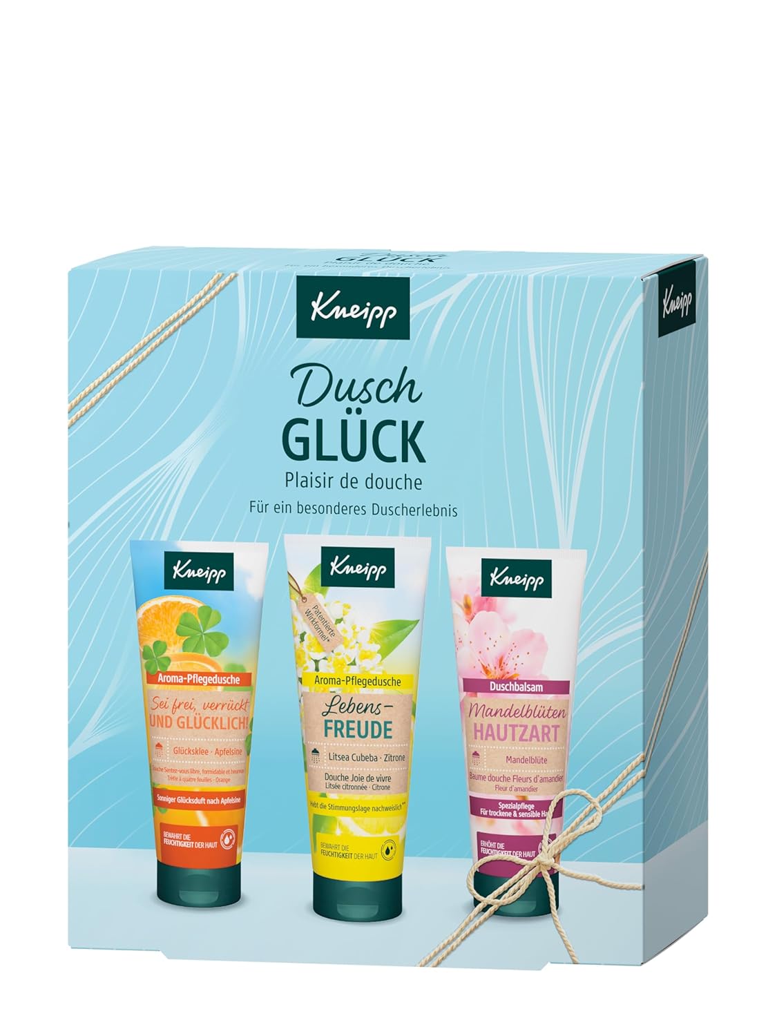 Kneipp-Dusche-Geschenkpaket - Duschglück, 3 x 75 ml