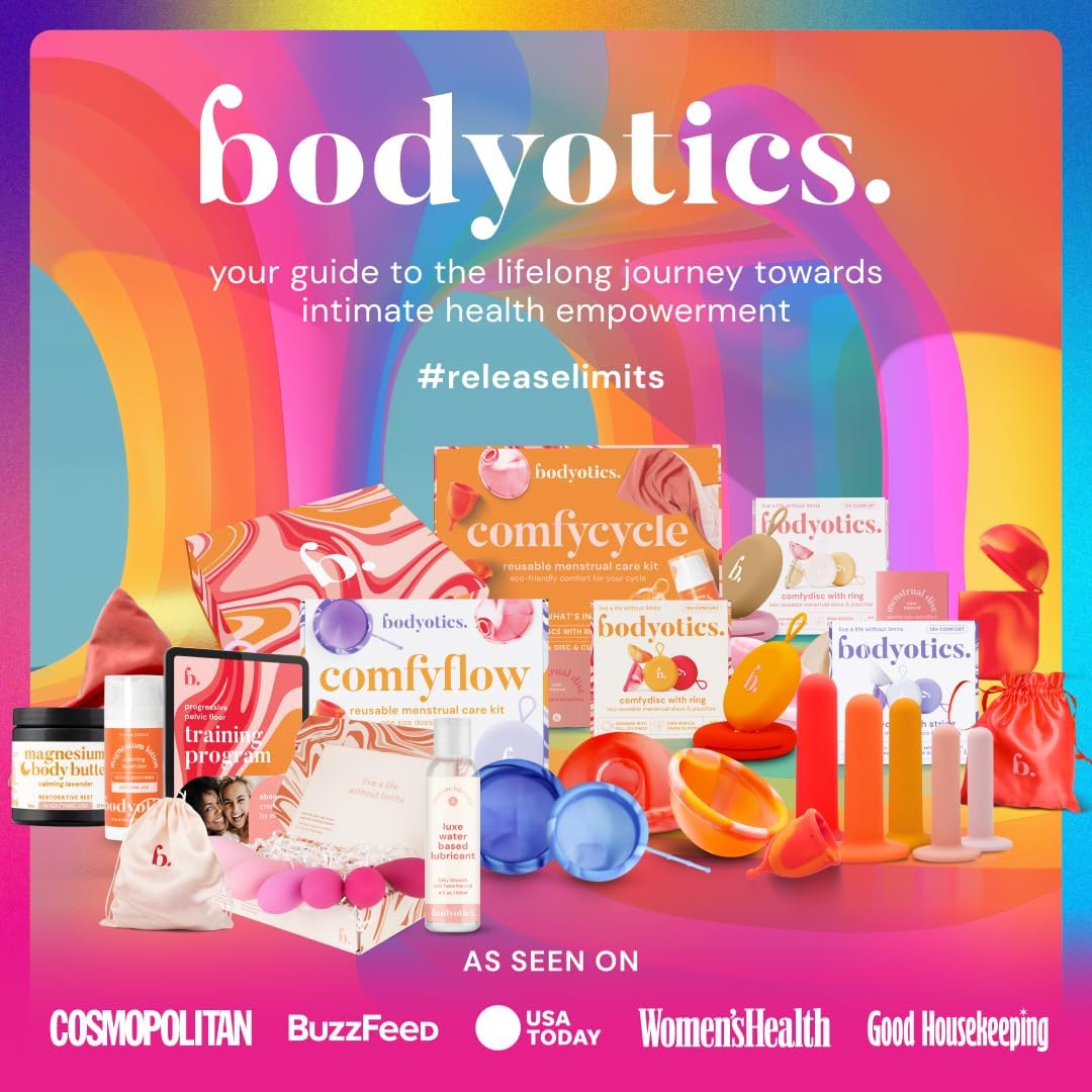 Bodyotics auslaufsichere Menstruationsscheibe, 2er-Pack (Größe S & L), Silikon, mit abnehmbarem Faden und Silikon-Tragetasche, 12 Stunden Periodenschutz, ideal für aktiven Sport – Bild 8