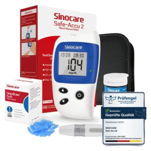 sinocare Safe-Accu2 Blutzuckermessg...
